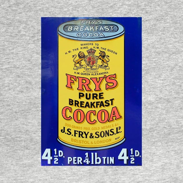 Fry's Pure Breakfast Cocoa Ad by WAITE-SMITH VINTAGE ART